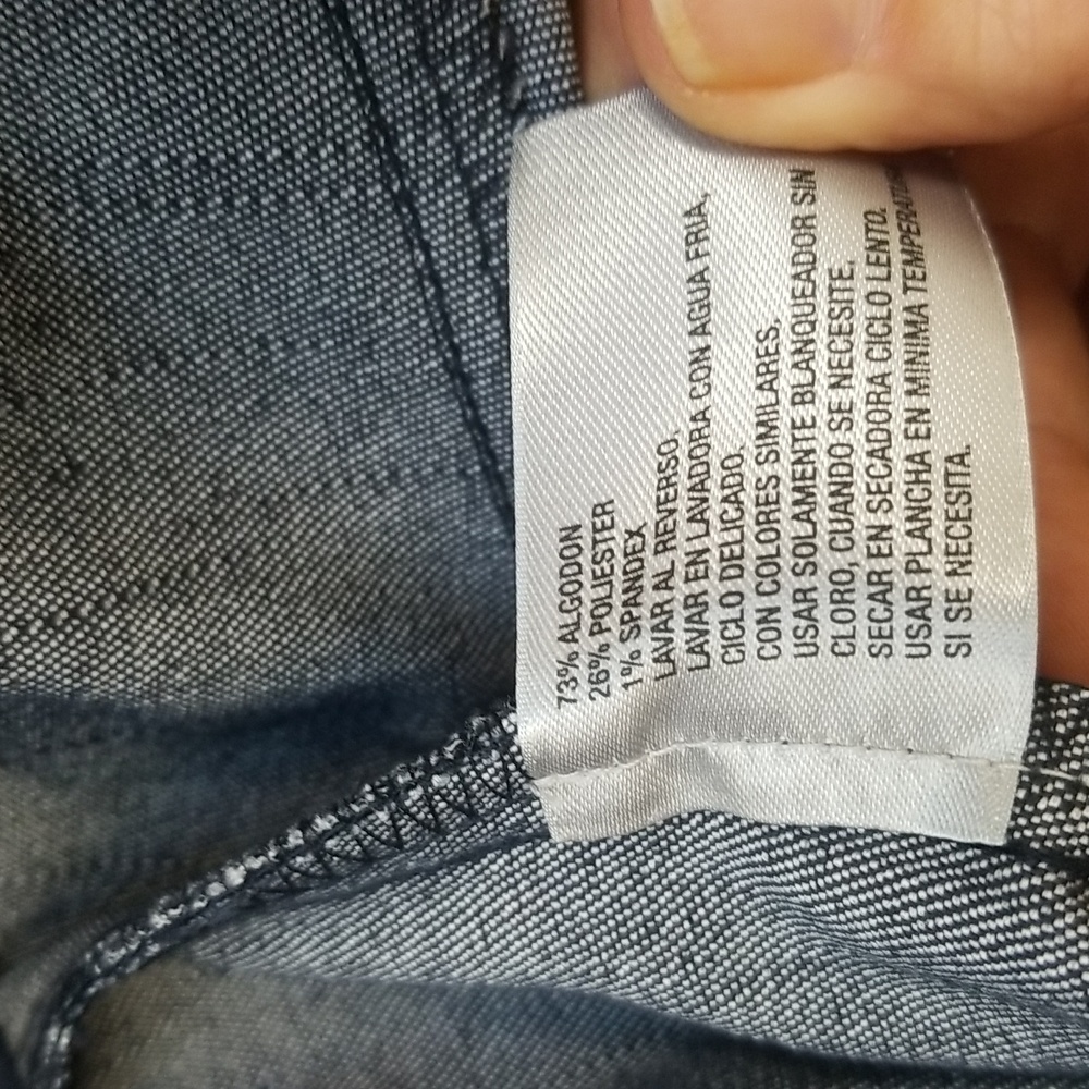 NWT Worthington Size 14P Classic Denim Skirt - Picture 6 of 7